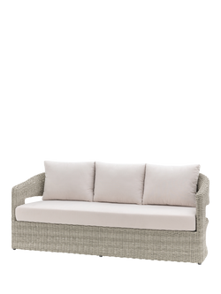 Gallery Direct Hvar 3-Seater Garden Sofa, Natural - view 2, Natural