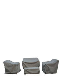 Bramblecrest RHS Wisley 2-Seater Sofa Set Water Repellent Garden Furniture Covers, Khaki, Khaki