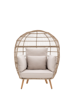 Gallery Direct Avena Garden Egg Chair, Grey