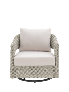 Gallery Direct Hvar Swivel Garden Chair, Natural