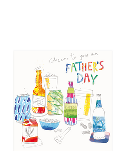 Woodmansterne Craft Beer Bottles Father's Day Card, 