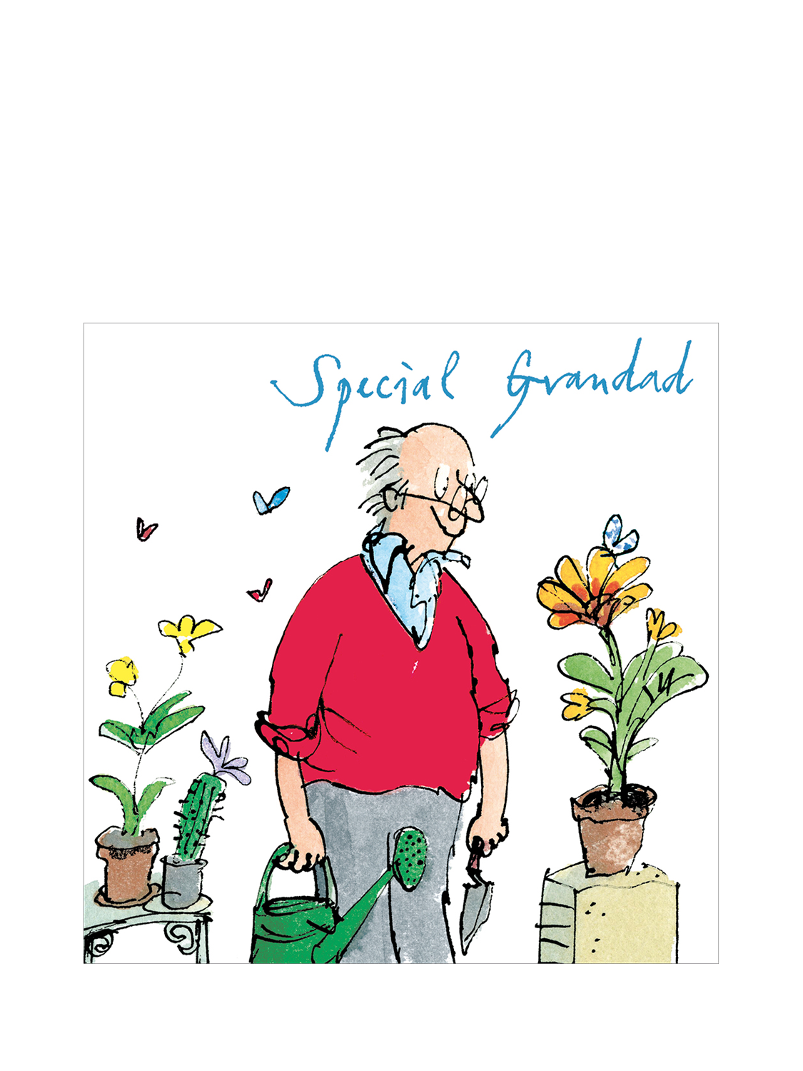 Woodmansterne Grandad Watering His Plants Father's Day Card