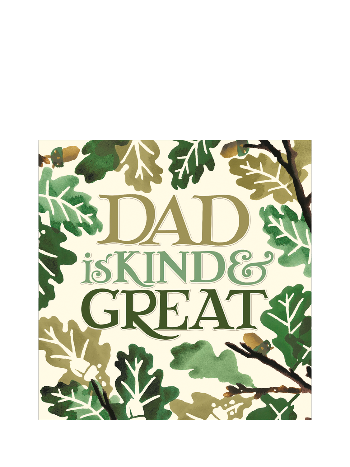 Emma Bridgewater Oak Leaves & Acorns Father's Day Card