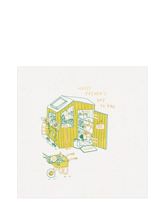 Woodmansterne Potting Shed Father's Day Card