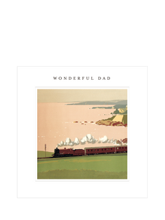 Woodmansterne Royal Highlander Train Father's Day Card