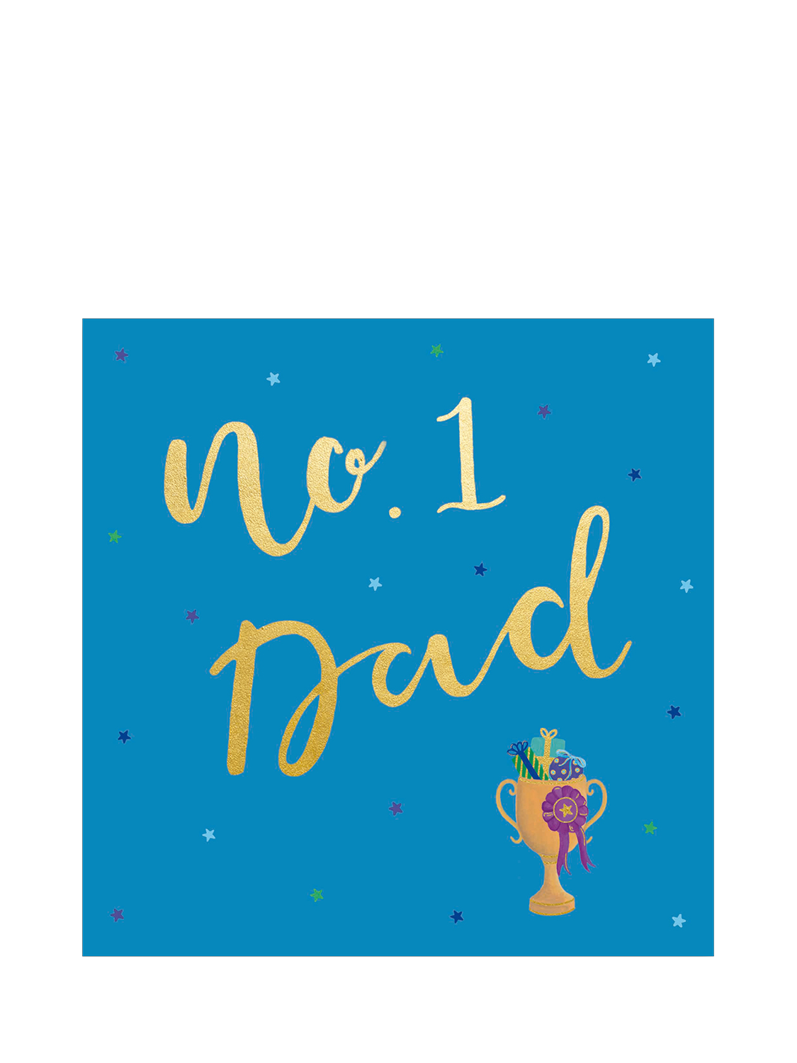 Woodmansterne Trophy No.1 Dad Father's Day Card