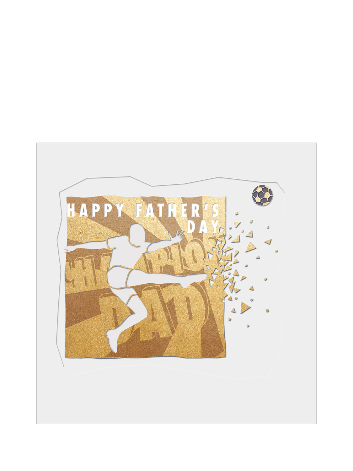 The Proper Mail Company Footballer Father's Day Card