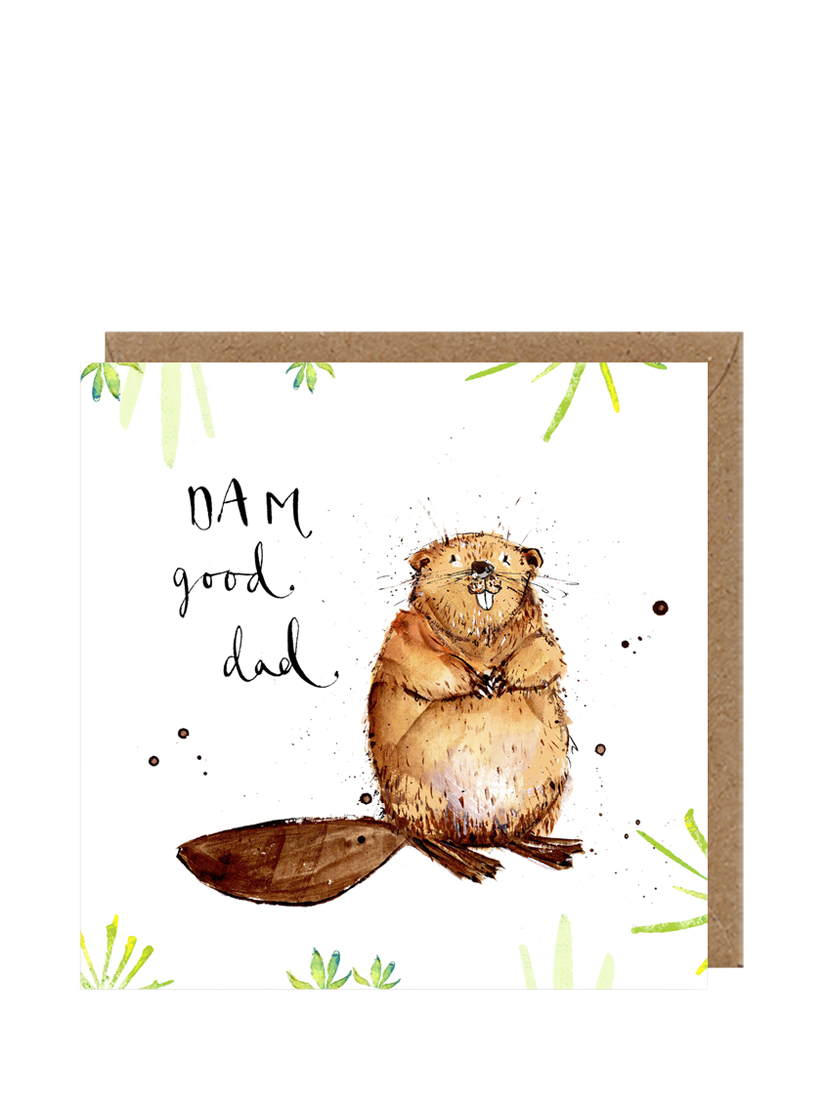 Louise Mulgrew Designs Dam Good Dad Father's Day Card