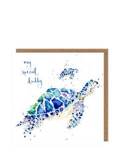 Louise Mulgrew Designs My Special Daddy Turtles Father's Day Card