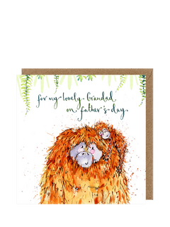 Louise Mulgrew Designs Orangutan Lovely Grandad Father's Day Card