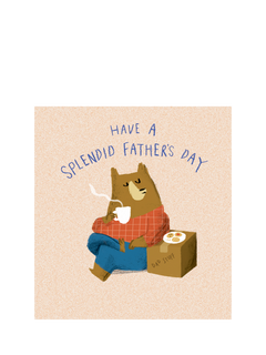 Paperlink Splendid Bear Father's Day Card
