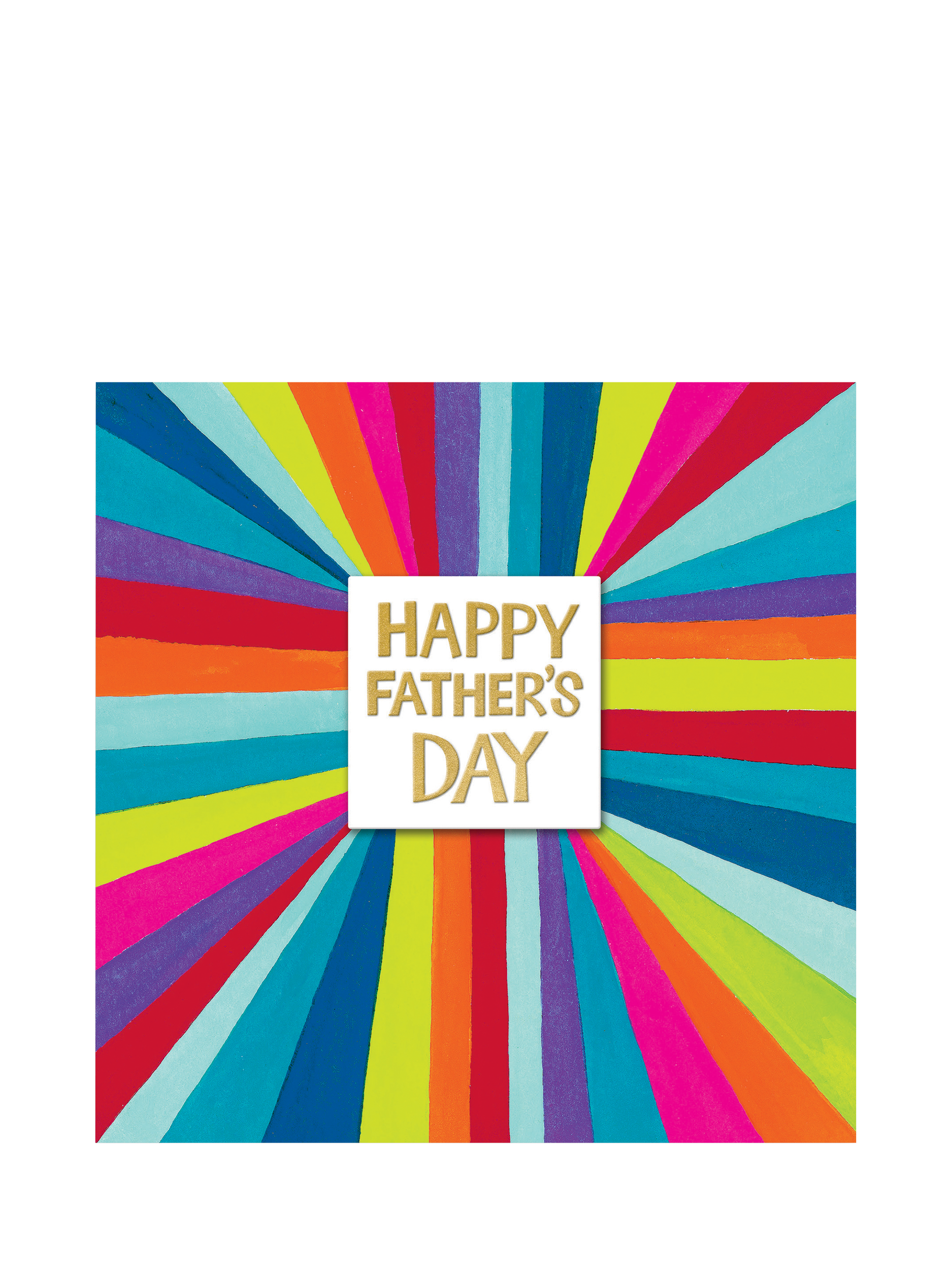Rachel Ellen Rainbow Stripe Father's Day Card