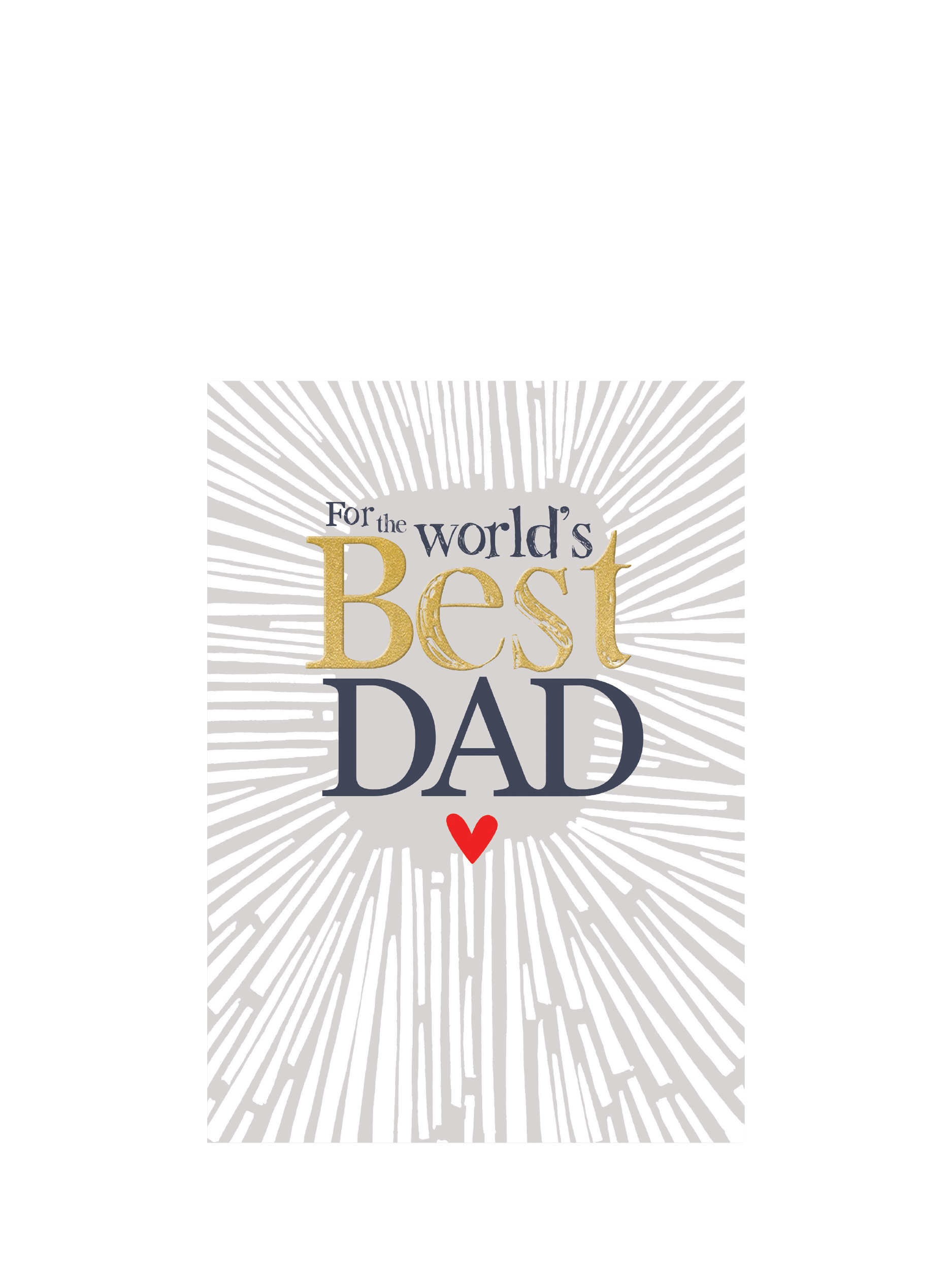 Rachel Ellen For The World's Best Dad Father's Day Card