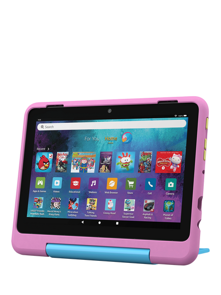 Amazon Fire HD 8 Tablet Kids Pro Edition (2024) for ages 6-12 with Slim Case & Parental Controls, Hexa-core, Fire OS, Wi-Fi, 32GB, 8", Jungle Cat
