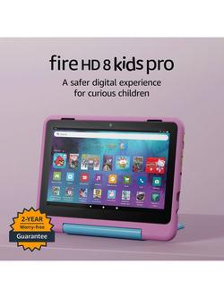 Amazon Fire HD 8 Tablet Kids Pro Edition (2024) for ages 6-12 with Slim Case & Parental Controls, Hexa-core, Fire OS, Wi-Fi, 32GB, 8" - view 2, Jungle Cat