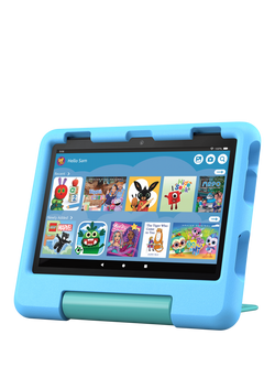 Amazon Fire HD 8 Tablet Kids Edition (2024) for ages 3-7 with Kid-Proof Case & Parental Controls, Hexa-core, Fire OS, Wi-Fi, 32GB, 8", Blue