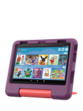 Amazon Fire HD 8 Tablet Kids Edition (2024) for ages 3-7 with Kid-Proof Case & Parental Controls, Hexa-core, Fire OS, Wi-Fi, 32GB, 8", Grape