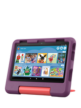 Amazon Fire HD 8 Tablet Kids Edition (2024) for ages 3-7 with Kid-Proof Case & Parental Controls, Hexa-core, Fire OS, Wi-Fi, 32GB, 8", Grape