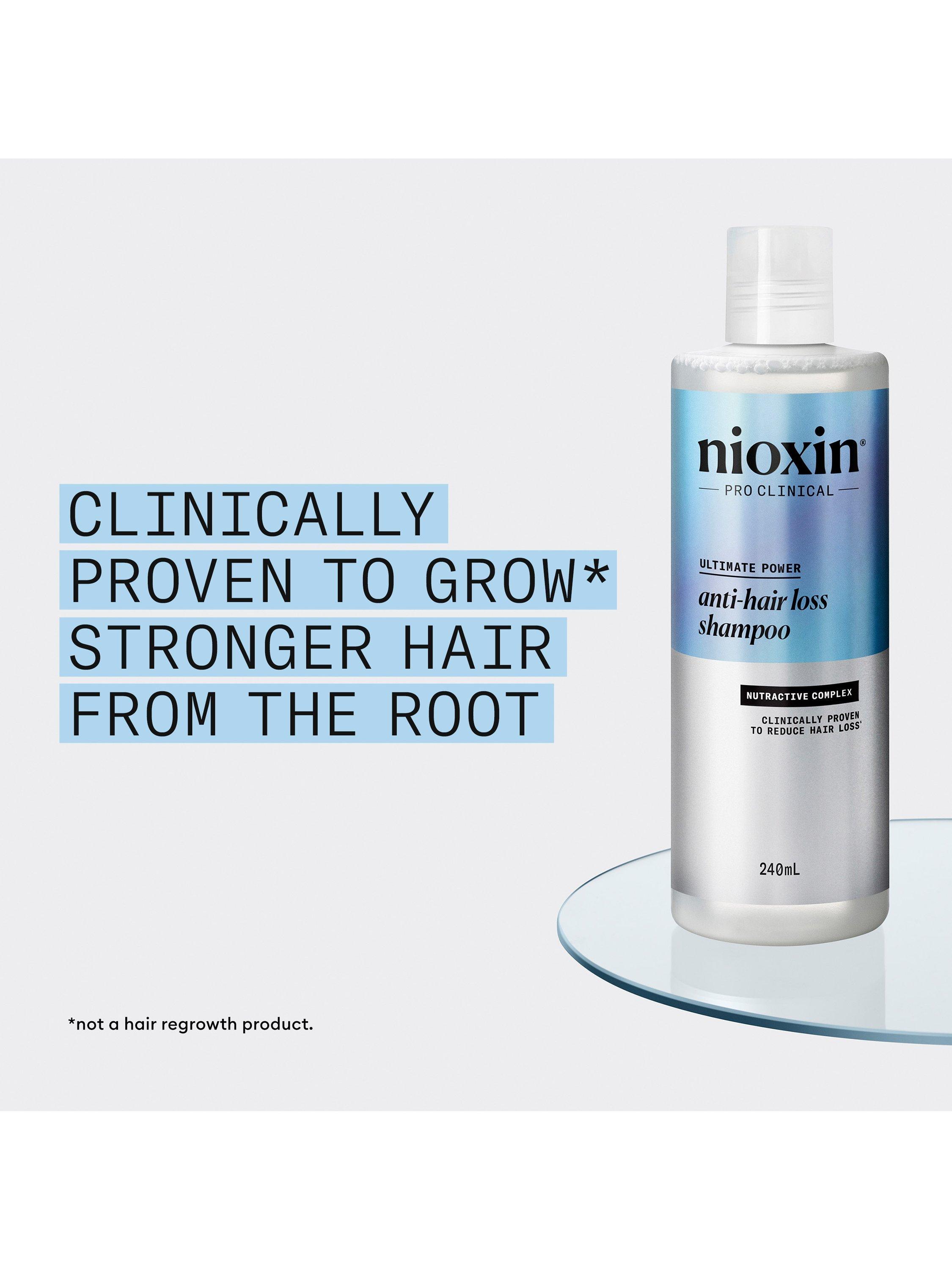 Product image 4 of 9, which shows Nioxin Pro Clinical Anti-Hair Loss Shampoo, 240ml