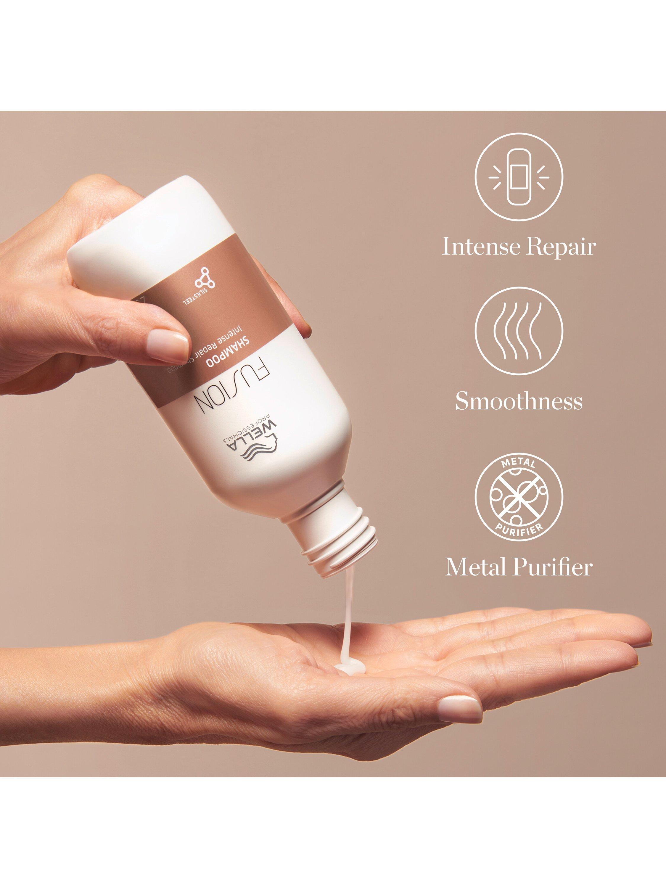 Product image 5 of 7, which shows Wella Professionals Fusion Intense Repair Shampoo for Dry and Damaged Hair and Protection Against Breakage, 250ml
