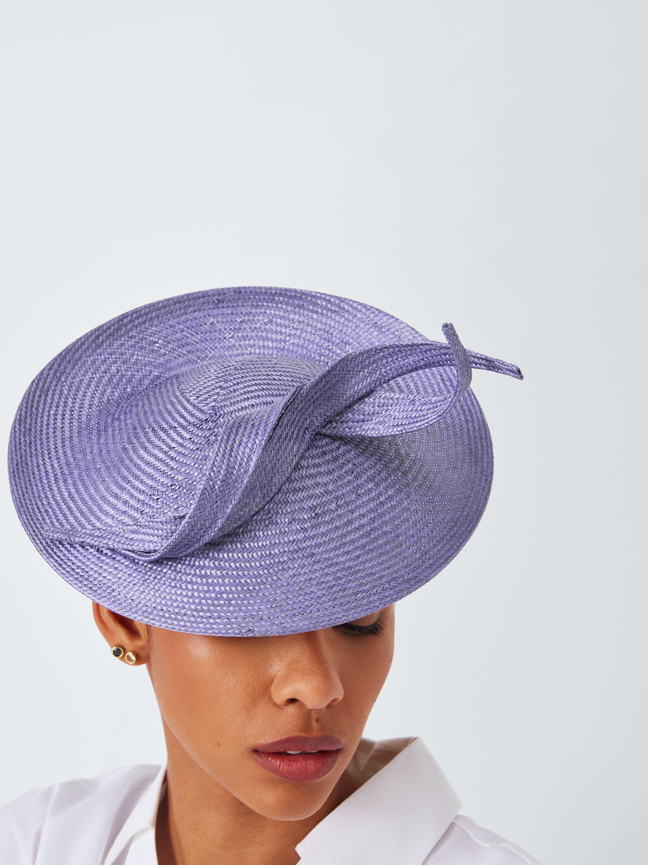 Product image 4 of 4, which shows Whiteley Wilder Disc Trim Fascinator, Purple