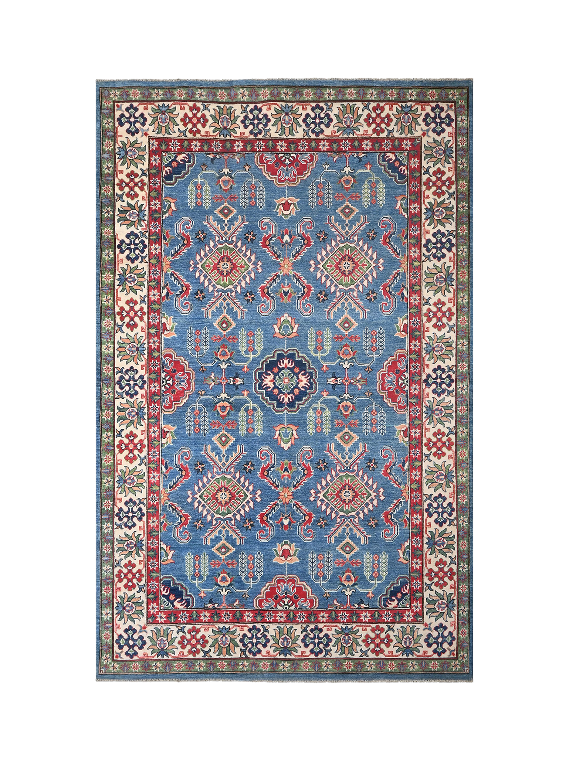 Gooch Oriental Kazak Rug, Blue, L295 x W197cm
