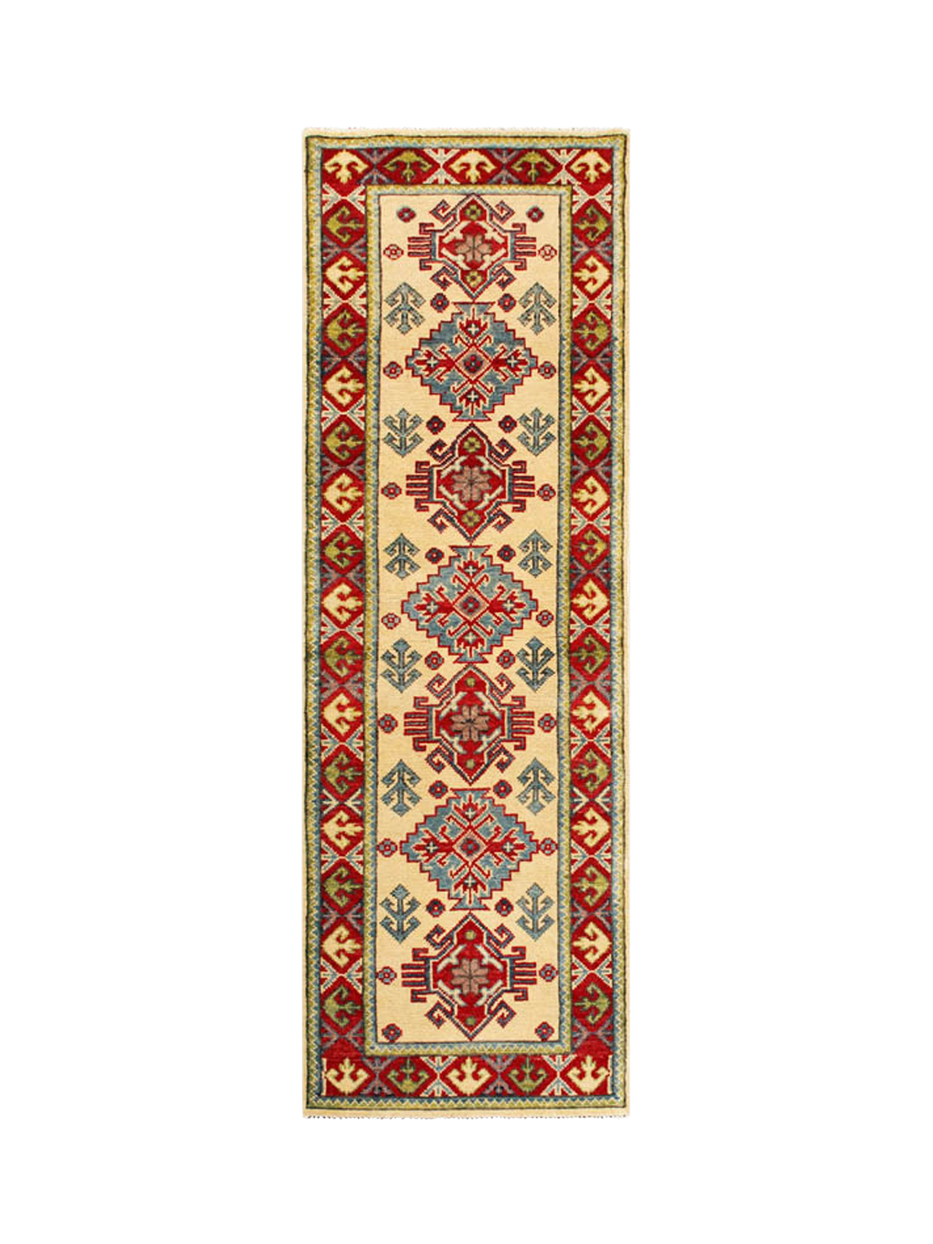 Gooch Oriental Kazak Rug, Natural, L181 x W60cm