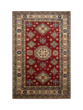 Gooch Oriental Kazak Rug, Red