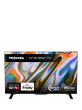 Toshiba 43UV2F53DBU (2024) LED HDR 4K Ultra HD Smart TV, 43 inch with Freely, Black