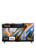 Toshiba 65UV2F53DB (2024) LED HDR 4K Ultra HD Smart TV, 65 inch with Freely, Black