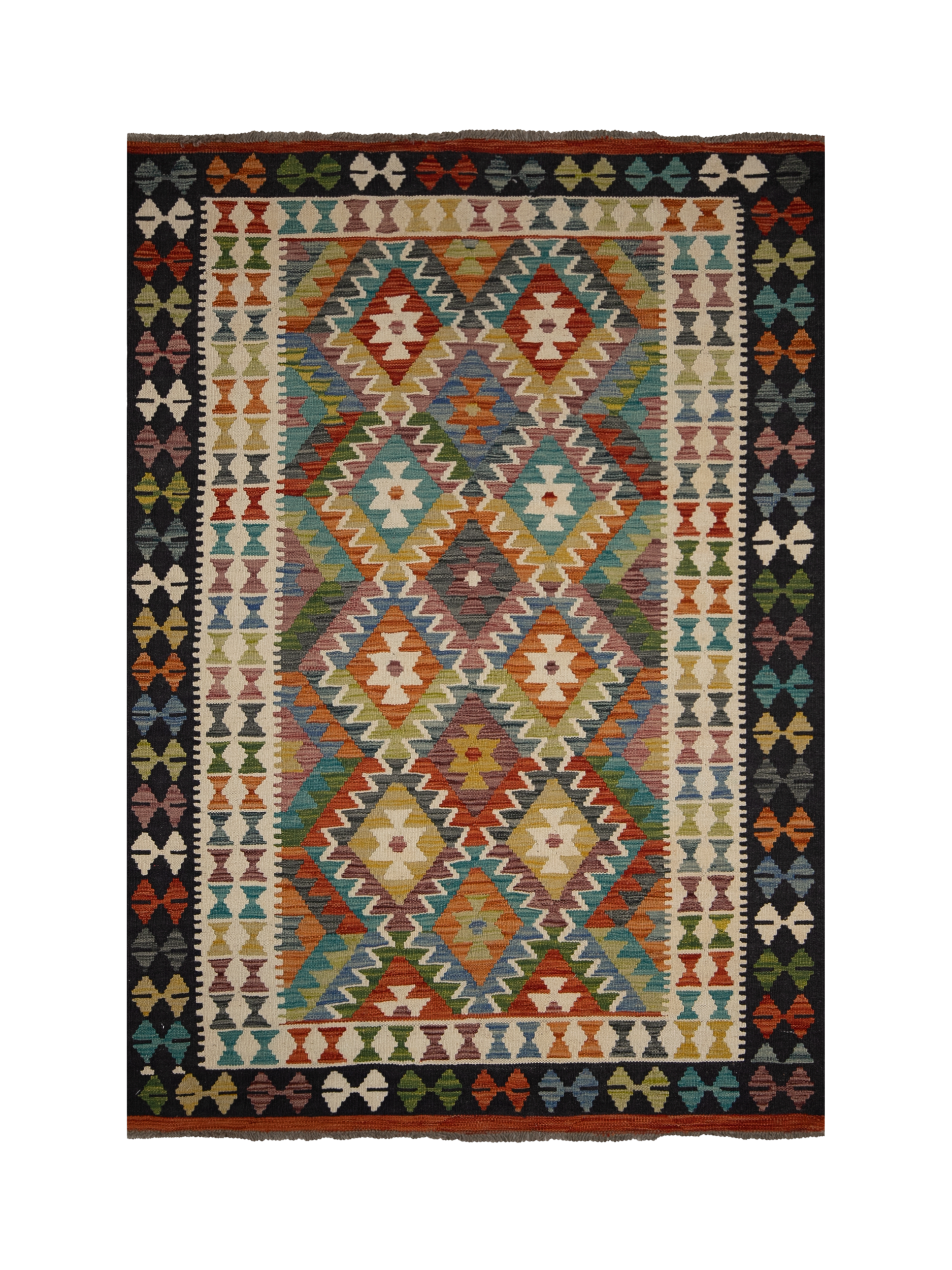 Gooch Oriental Kelim Rug, Multi, L183 x W130 cm