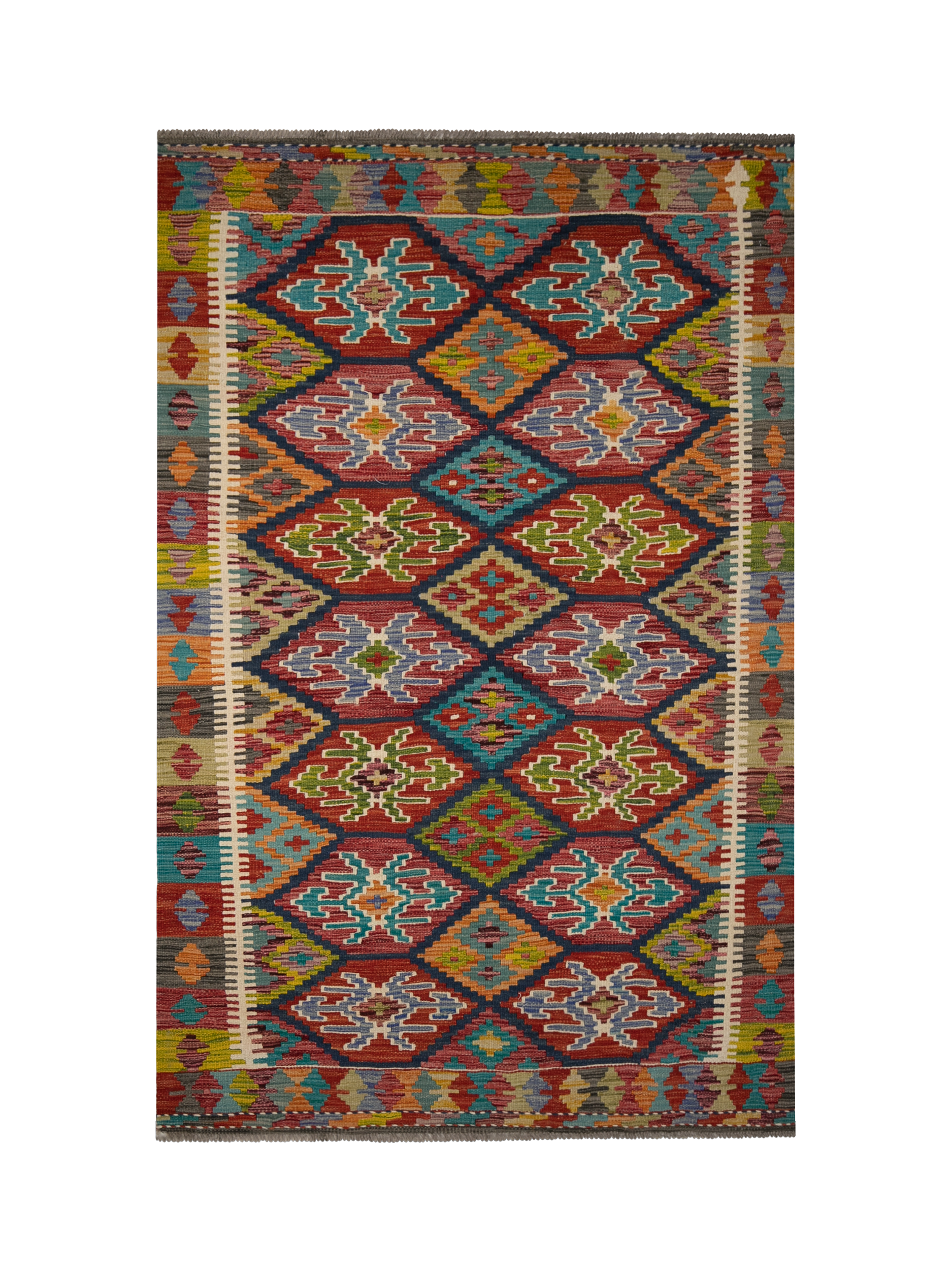 Gooch Oriental Kelim Rug, Multi, L191 x W124 cm