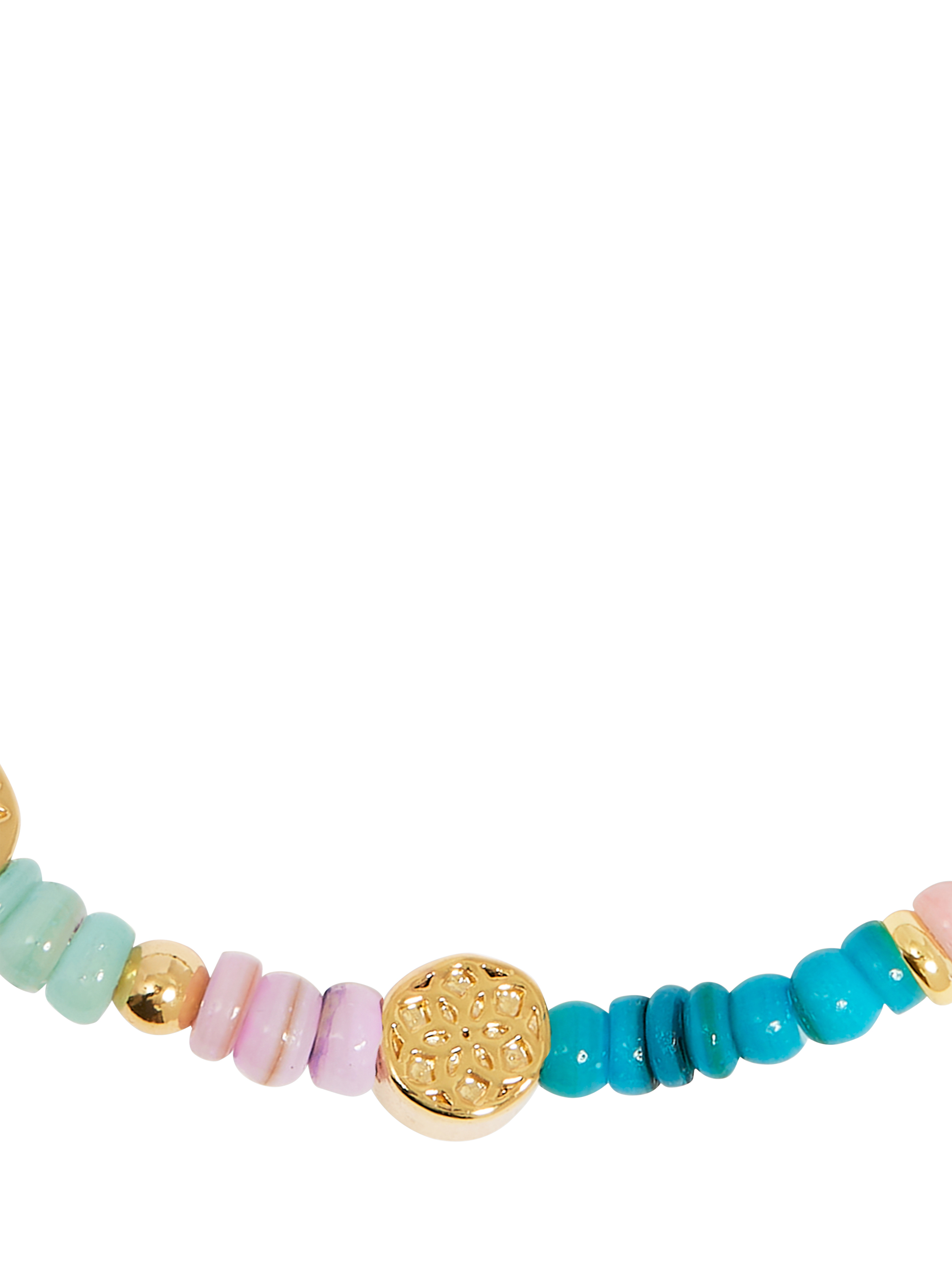 Product image 5 of 6, which shows Joma Jewellery Happy Little Moments Collection Manifest Beaded Bracelet, Gold/Multi