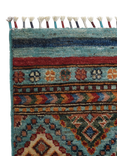 Gooch Oriental Khurjeen Hand Knotted Wool Rug, L159 x W103cm, Blue