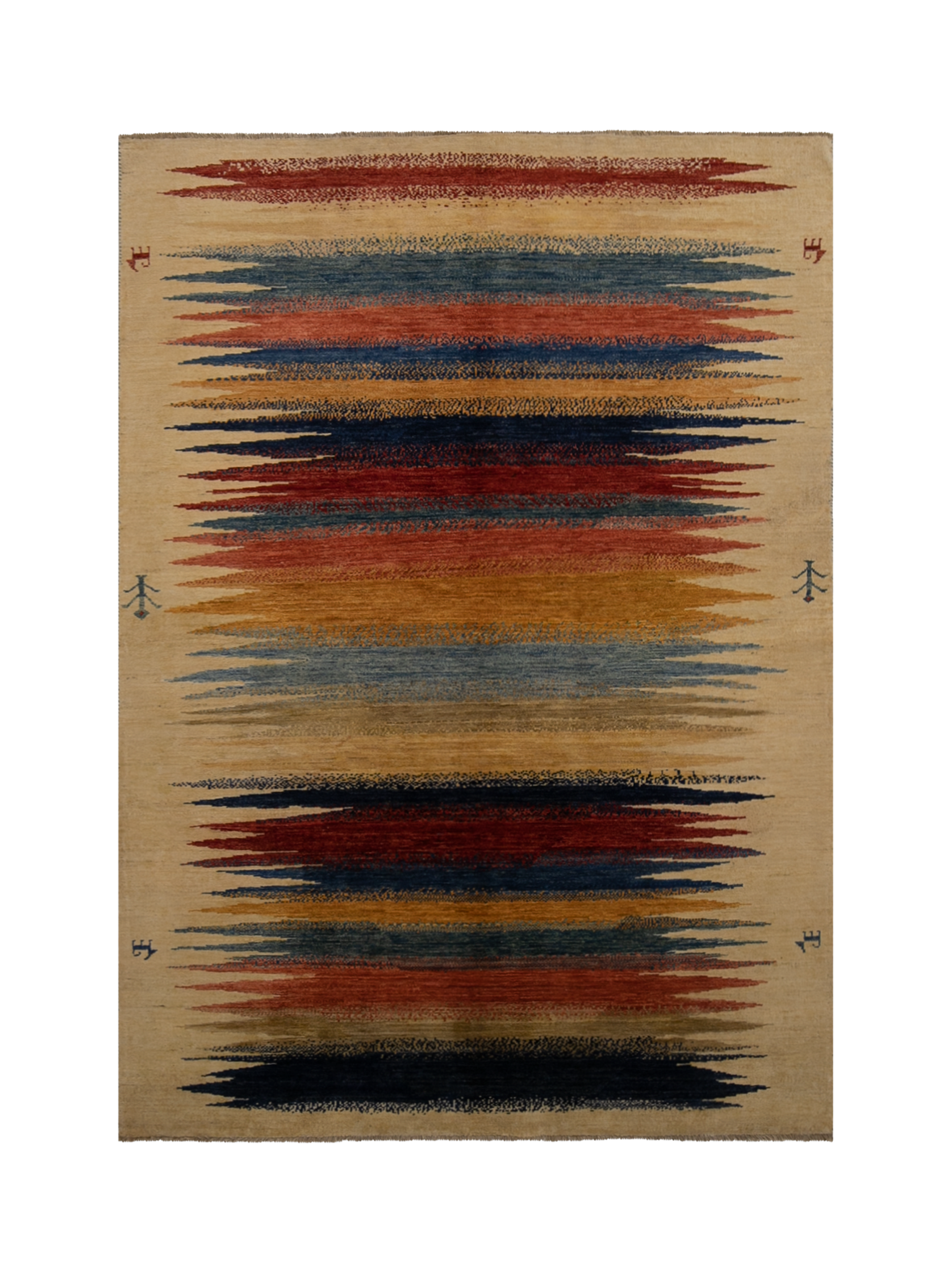 Gooch Oriental Loribaft Rug, Natural, L201 x W146 cm