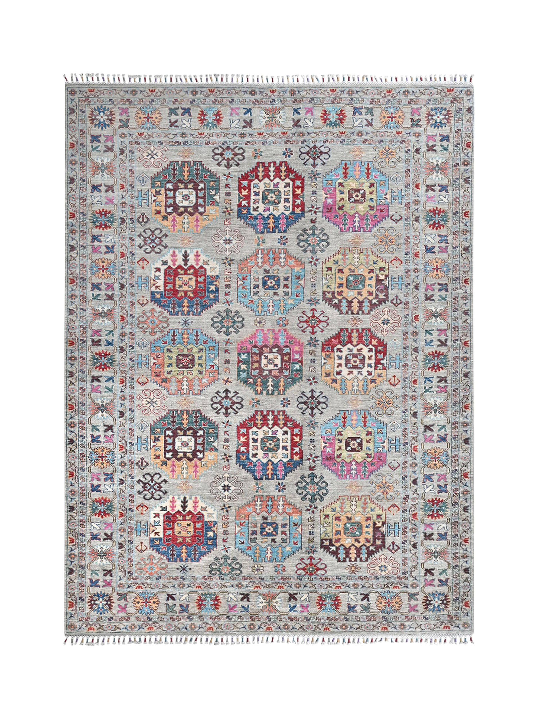 Gooch Oriental Sultani Rug, Grey, L273 x W191 cm