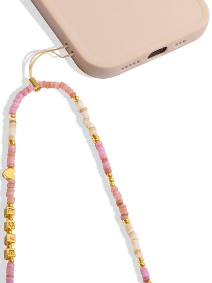 Joma Jewellery Happy Little Moments Collection Love Beaded Phone Charm - view 2, Multi