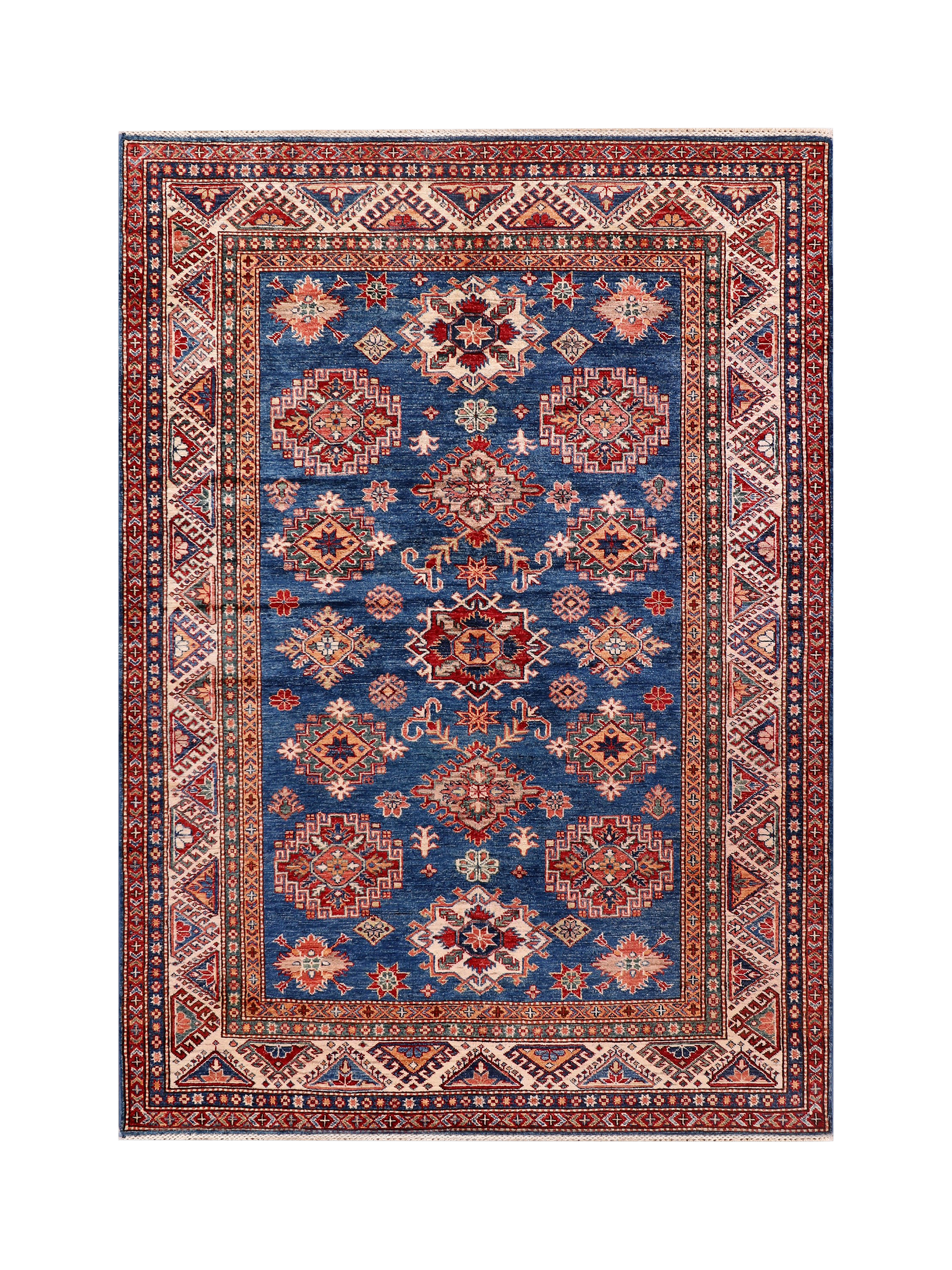 Gooch Oriental Supreme Kazak Rug, Blue, L244 x W173 cm