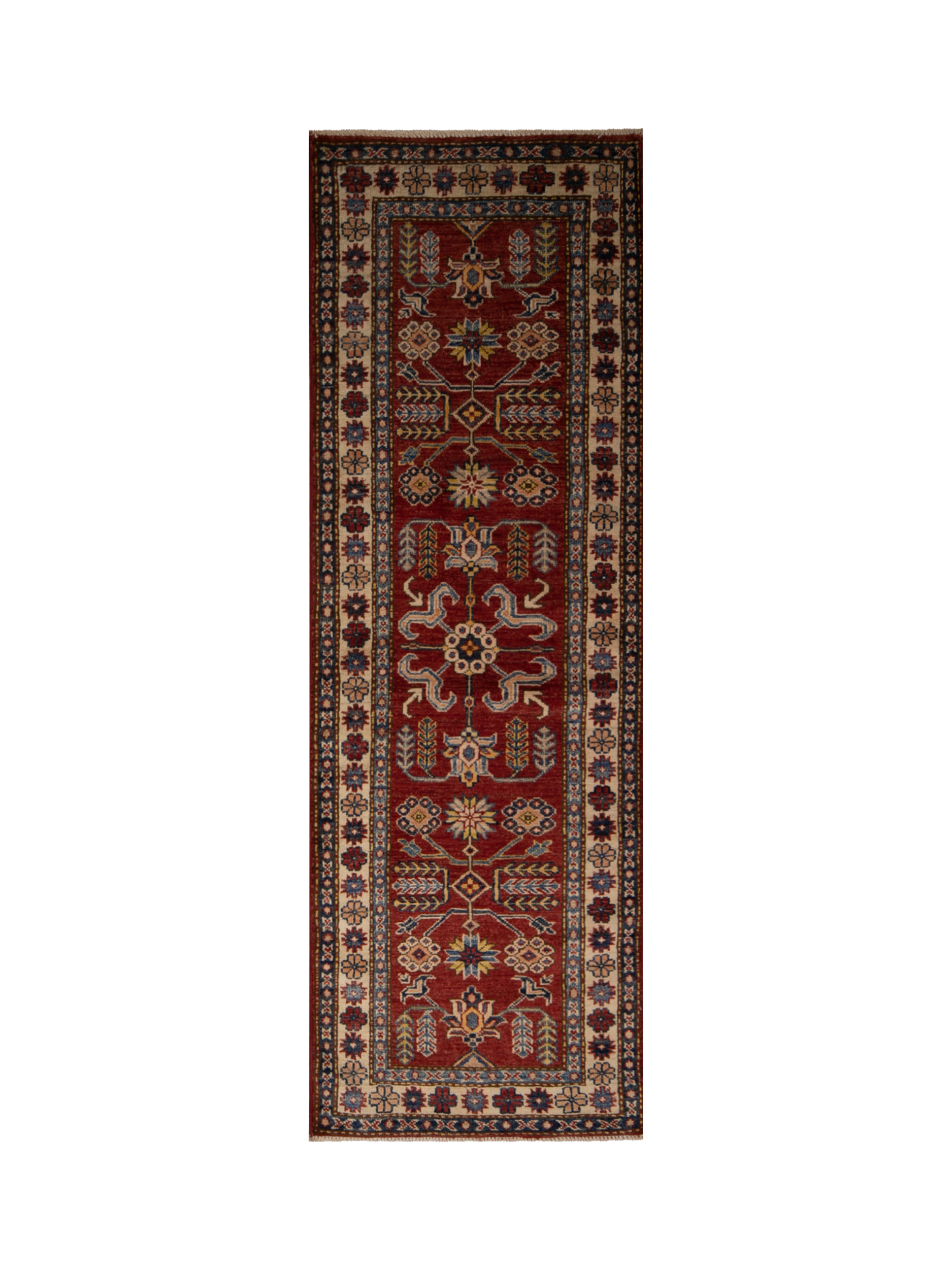 Gooch Oriental Supreme Kazak Runner Rug, Red, L178 x W60 cm