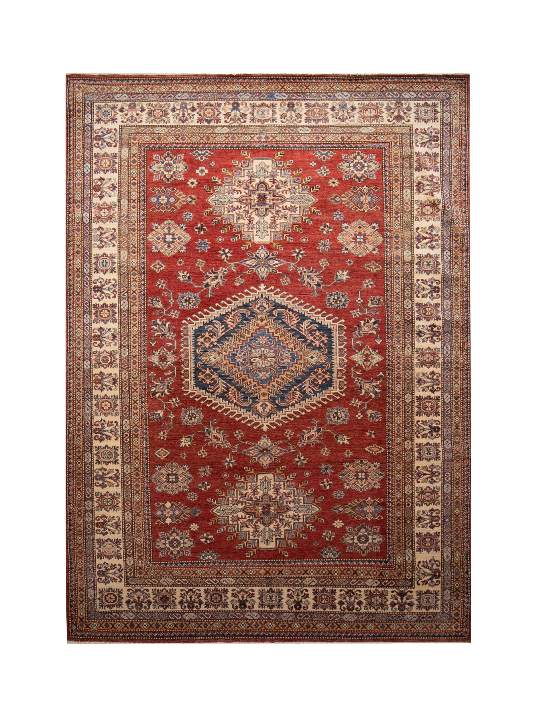 Gooch Oriental Supreme Kazak Rug, Red, L282 x W199 cm