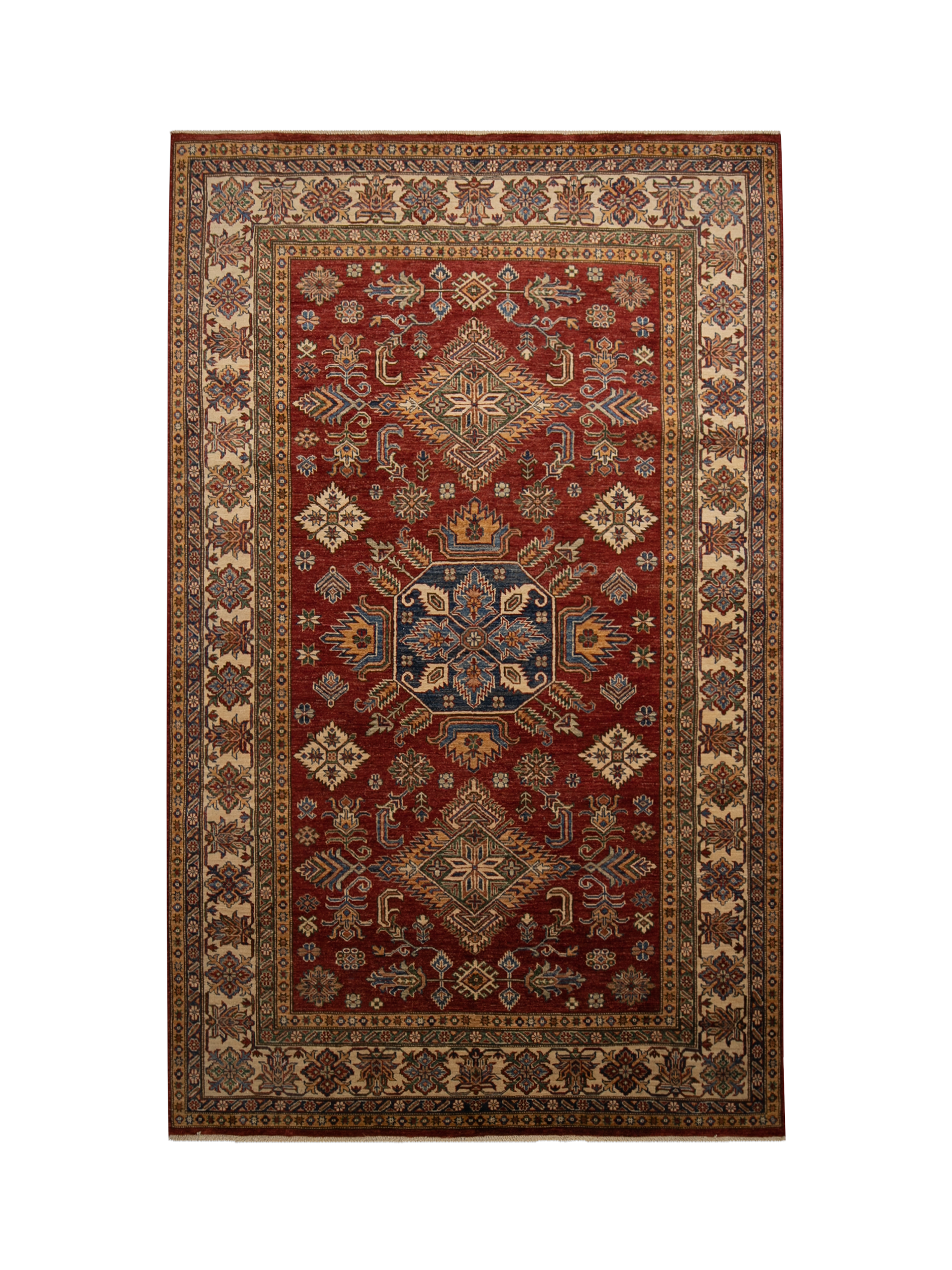 Gooch Oriental Supreme Kazak Rug, Red, L285 x W181 cm