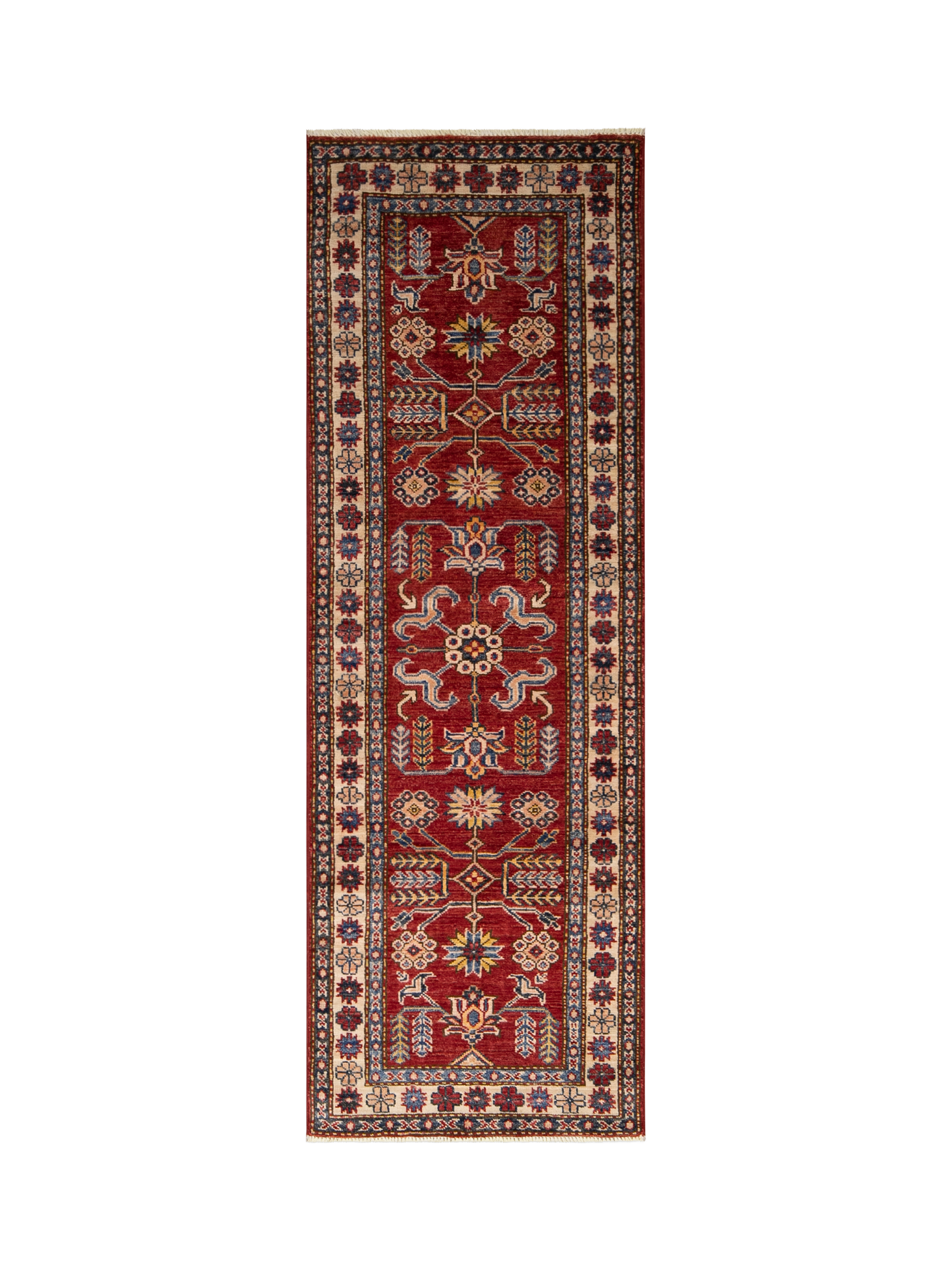 Gooch Oriental Supreme Kazak Runner Rug, Red, L178 x W60 cm