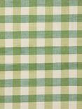 John Lewis Gingham Cotton Tea Towel, Pistachio
