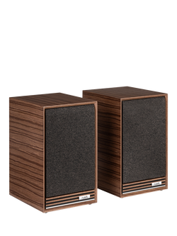 Ruark Sabre-R Bookshelf Speakers, Charcoal, Fused Walnut