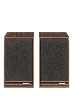 Ruark Sabre-R Bookshelf Speakers, Charcoal - view 2, Fused Walnut