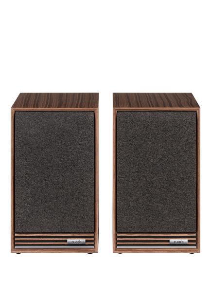 Ruark Sabre-R Bookshelf Speakers, Charcoal - view 2, Fused Walnut