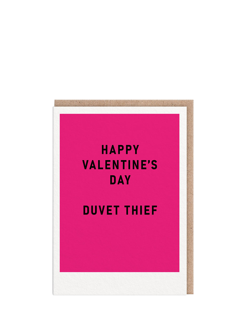 Ohh Deer Duvet Thief Valentine's Day Card
