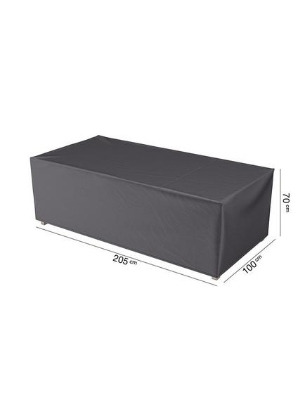 Pacific Aerocover Garden Bench Cover, 205 x 100cm, Anthracite - view 2, Anthracite