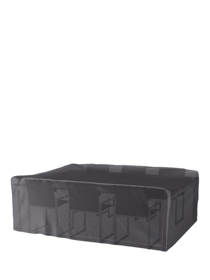 Pacific Aerocover Large Rectangular Garden Dining Furniture Set Cover, 240 x 190cm, Anthracite, Anthracite
