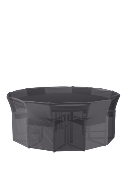 Pacific Aerocover Round Garden Dining Furniture Set Cover, 200cm, Anthracite, Anthracite